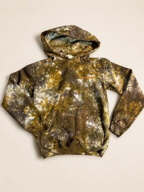 TALENTLESS Earthy Tie-Dye Men's Hoodie Size XS